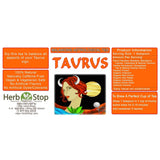Taurus Loose Leaf Astrological Tea Label