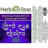 Third Eye Chakra Aromatherapy Roll-On Label