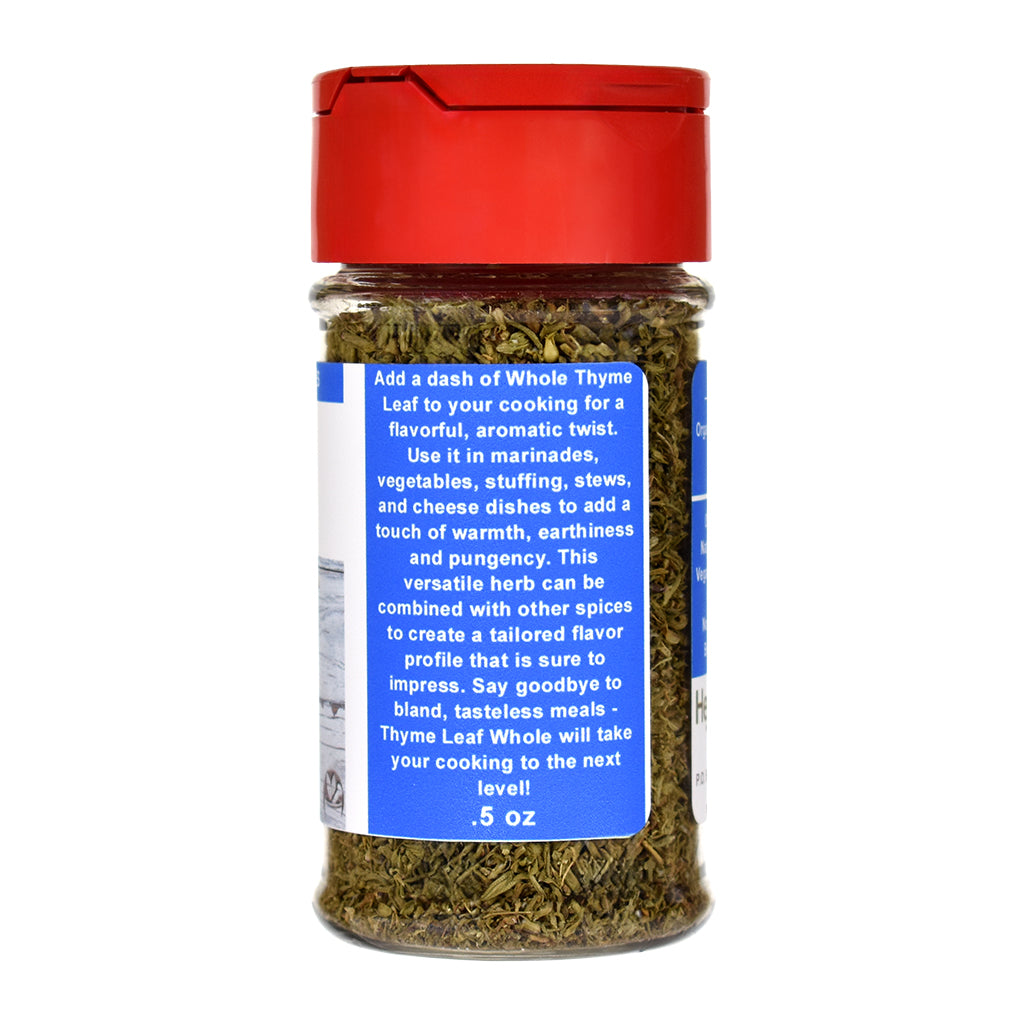 Organic Thyme Leaf Whole - Right