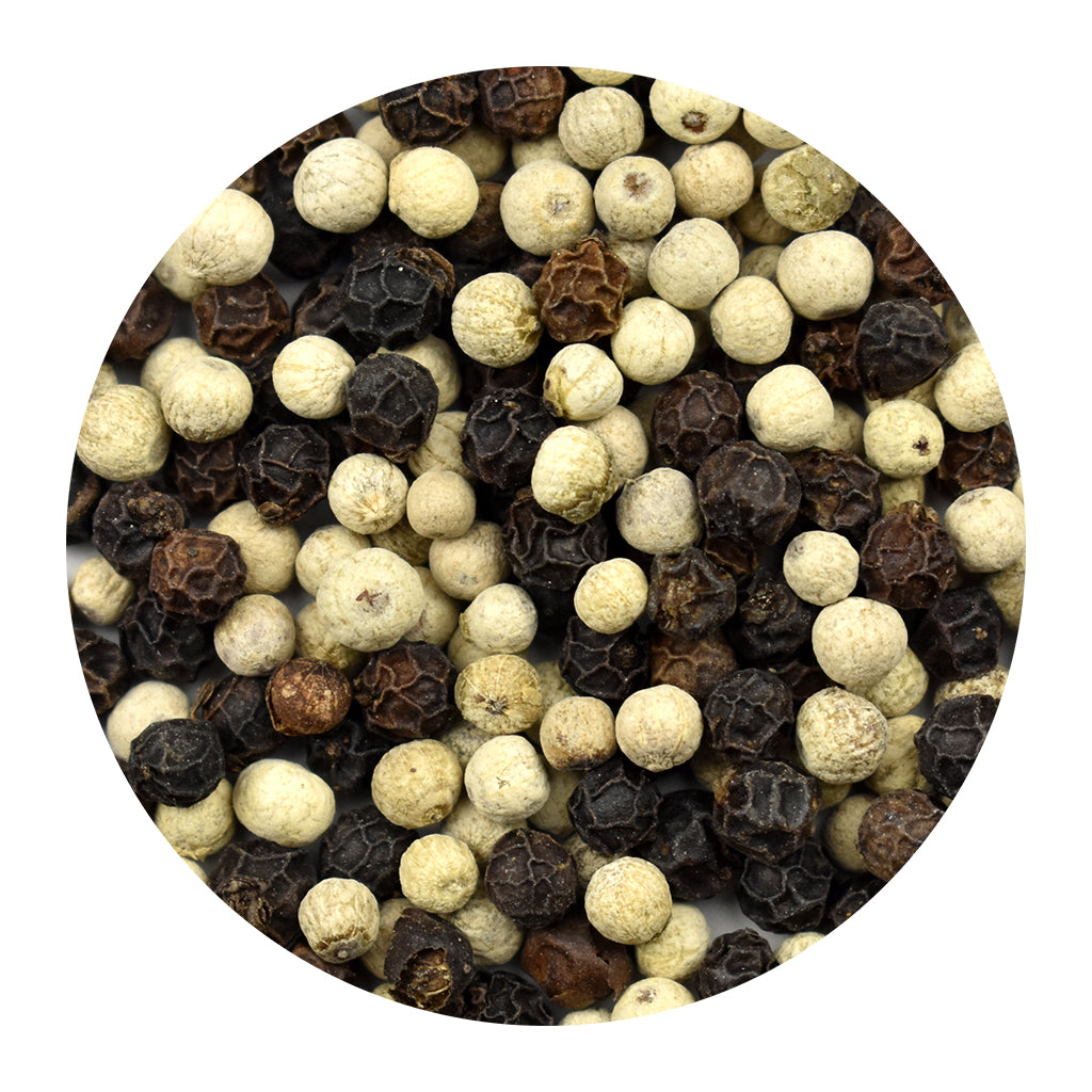 Bulk Organic Tuxedo Peppercorns Blend Jar