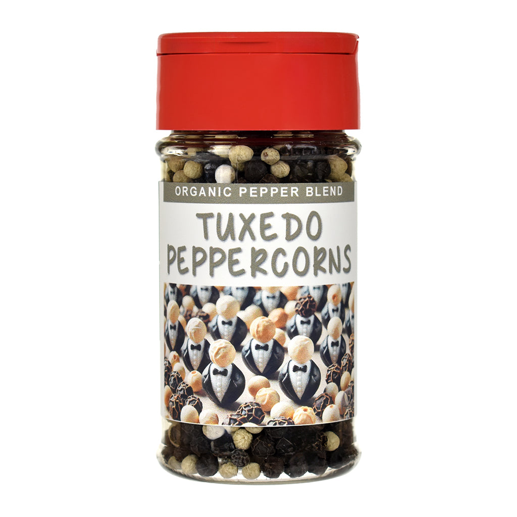 Organic Tuxedo Peppercorns Blend Jar