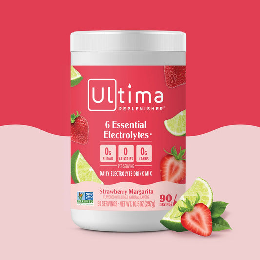 Ultima Replenisher Strawberry Margarita Electrolyte Mix