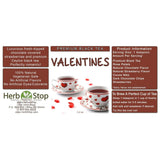 Valentine's Loose Leaf Black Tea Label