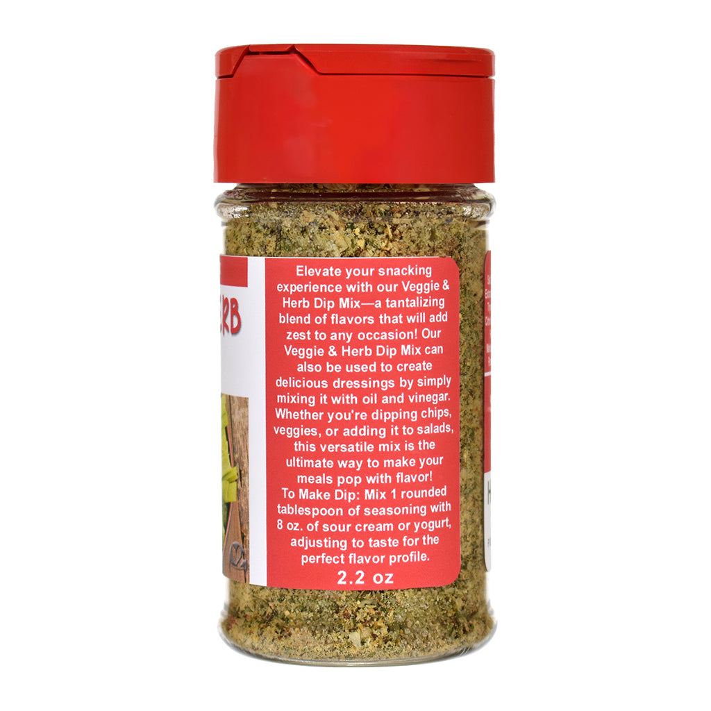 Veggie Herb & Dip Mix Jar - Right