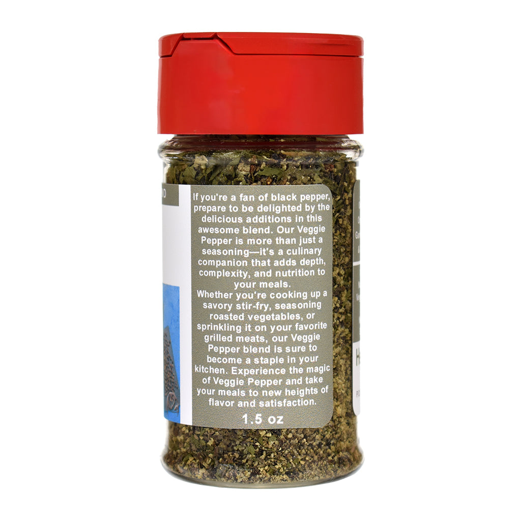 Organic Veggie Pepper Jar - Right