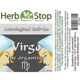 Virgo Aromatherapy Roll-On Label