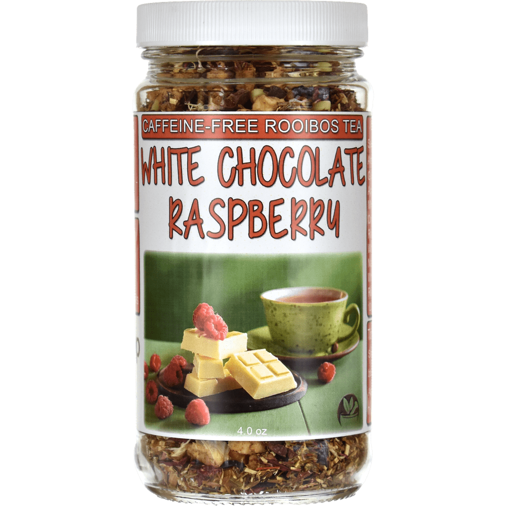 White Chocolate Raspberry Loose Leaf Rooibos Tea Jar