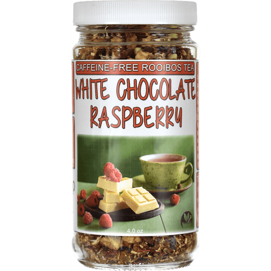 White Chocolate Raspberry Loose Leaf Rooibos Tea Jar