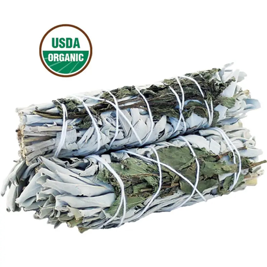 White Sage & Peppermint Smudge Bundles