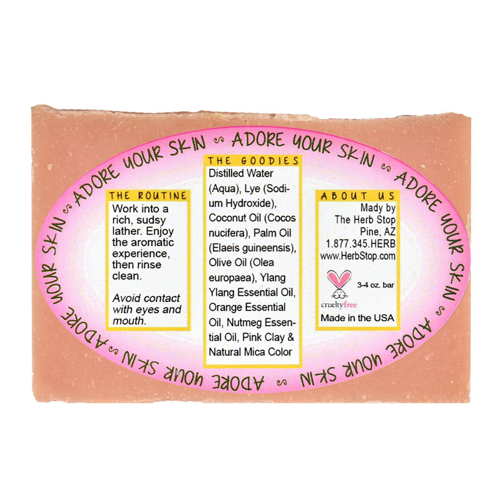 Ylang & Orange Handmade Soap Bar - Back