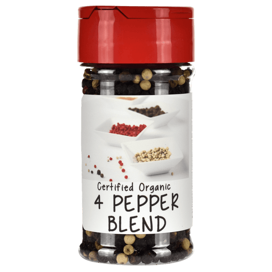 Organic 4 Pepper Blend Spice Jar