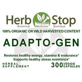 Adapto-Gen Capsules Label