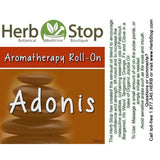Adonis Aromatherapy Roll-On Label