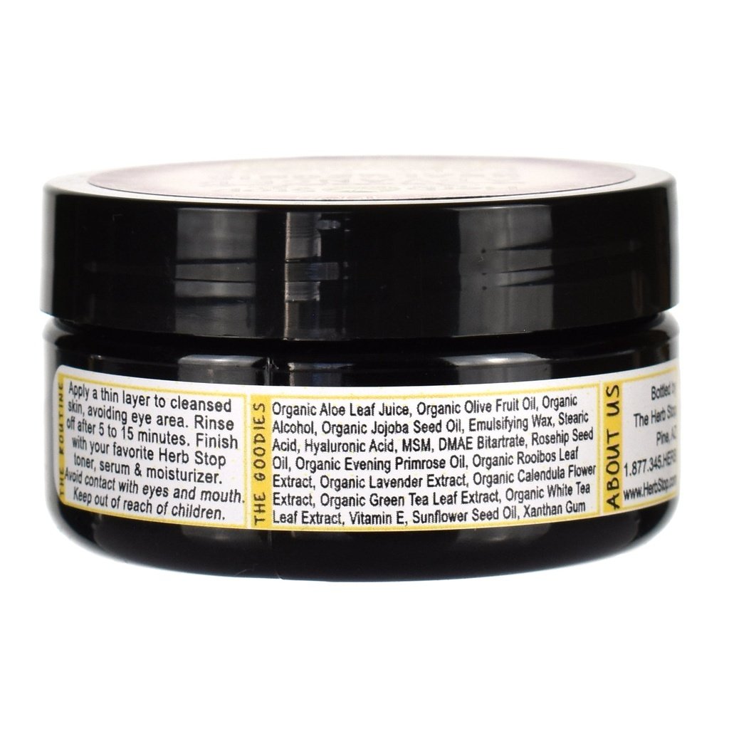 Advanced Hyaluronic Face Mask Back of Jar