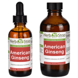 American Ginseng Liquid Herbal Extract Bottles