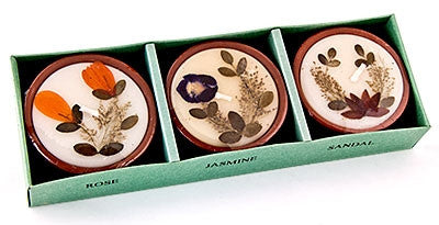 Auroshikha Terra Cotta Candle Set