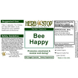 Bee Happy Capsules Label