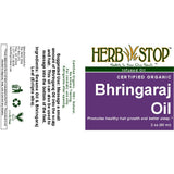 Bhringaraj Oil Label