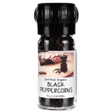 Organic Black Peppercorns Whole Grinder Jar