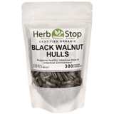 Organic Black Walnut Hulls Capsules Bulk Bag