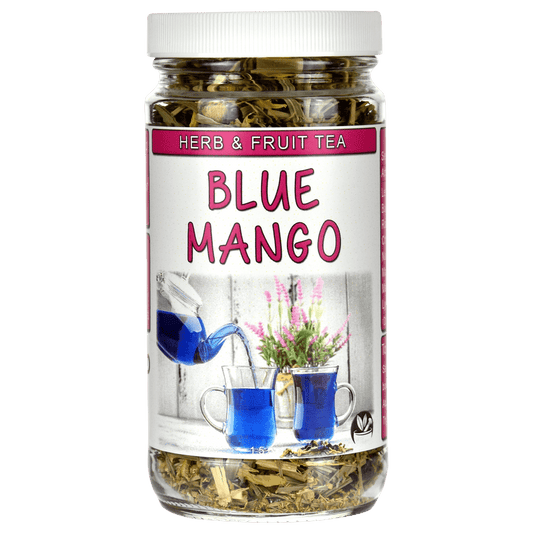 Blue Mango Loose Leaf Herb & Fruit Tea Jar
