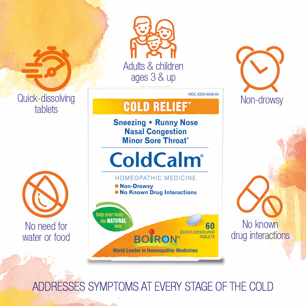 Benefits of ColdCalm Tablets