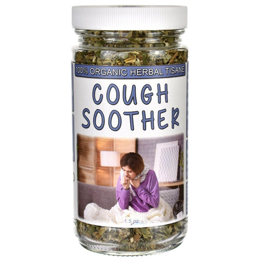 Organic Cough Soother Tea Jar