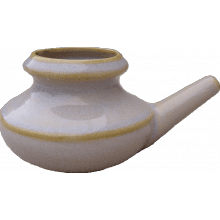 Cream Neti Pot