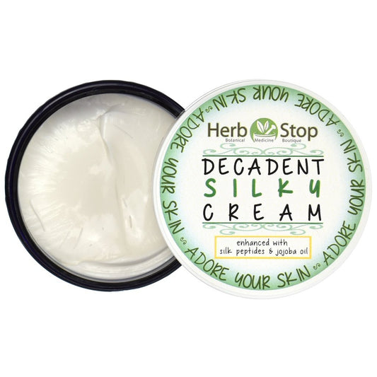 Decadent Silky Cream Open Jar