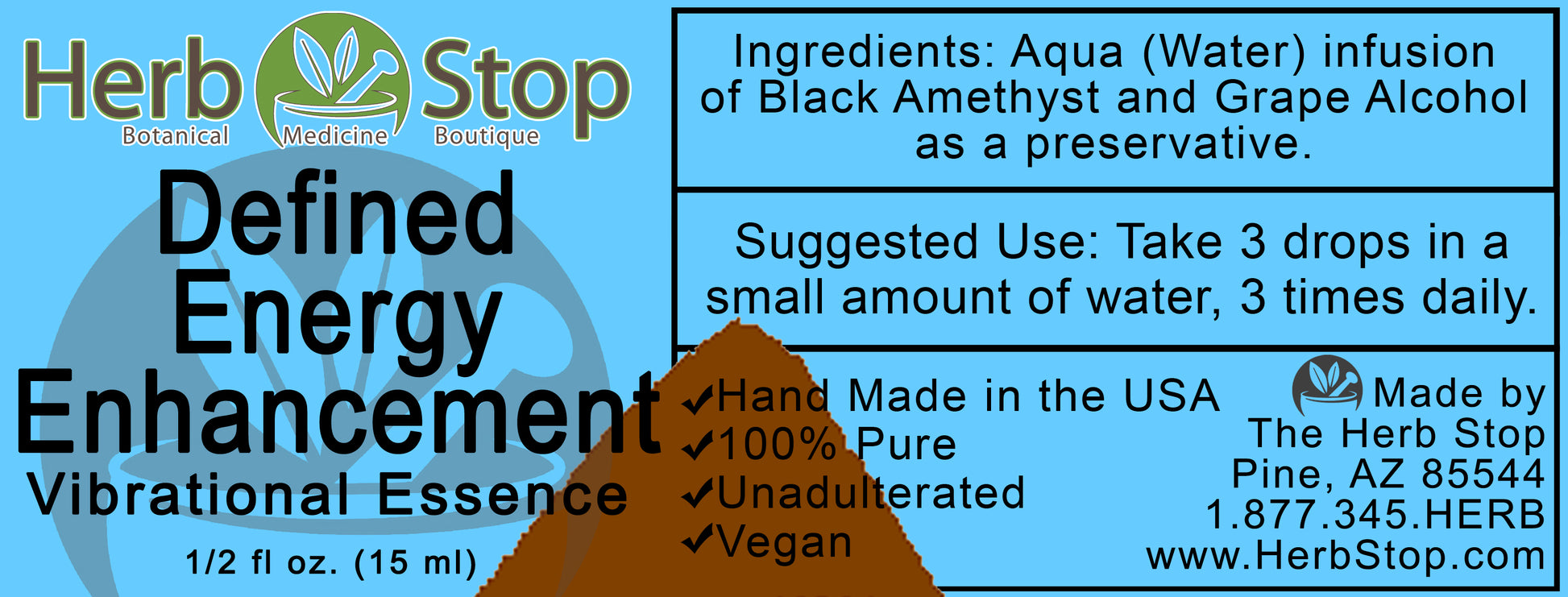 Defined Energy Enhancement Vibrational Essence Label