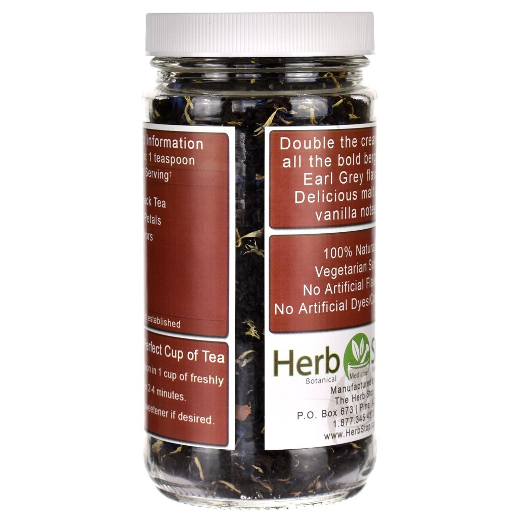 Double Cream Earl Grey Tea Jar Back