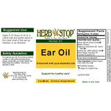 Ear Oil Label
