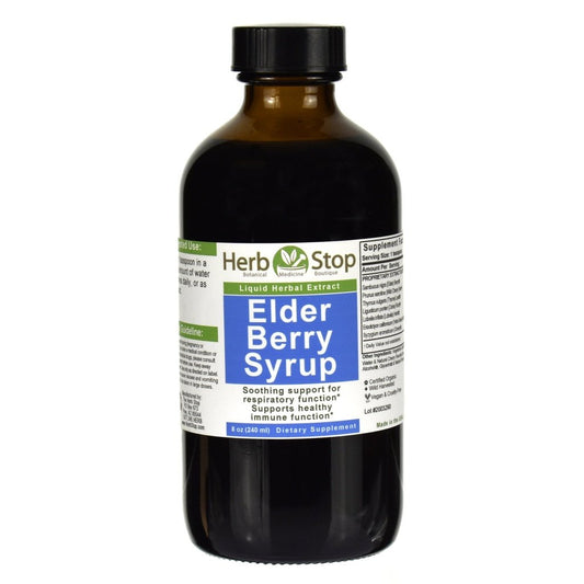 Elder Berry Syrup Bottle 8 oz