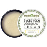 Evergreen Deodorant Cream Open Jar