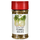 Organic Fennel Seeds Spice Jar