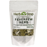 Feverfew Herb Organic Capsules Bulk Bag