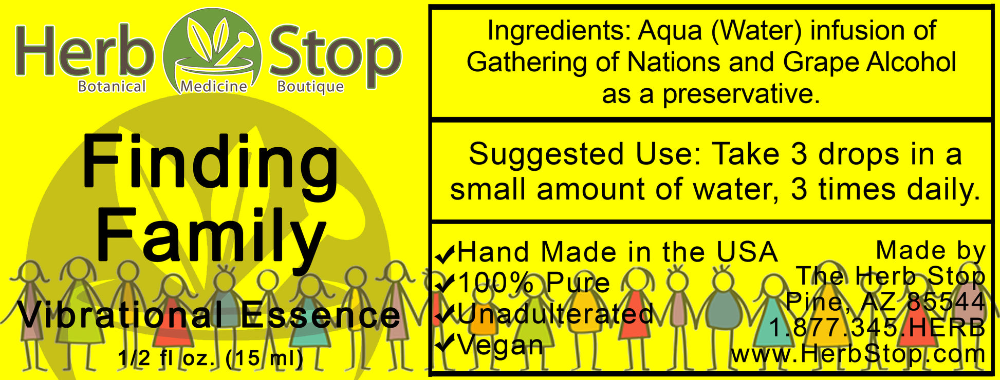 Finding Family Vibrational Essence Label