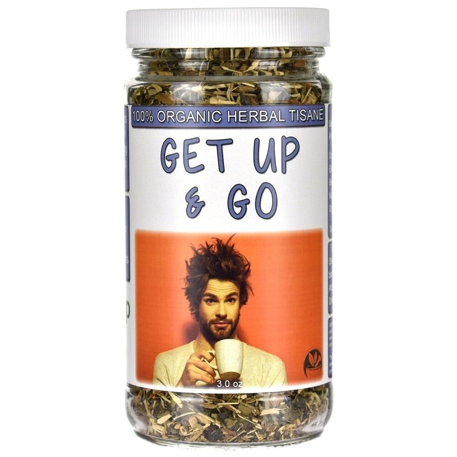 Organic Get Up & Go Herbal Tea Jar