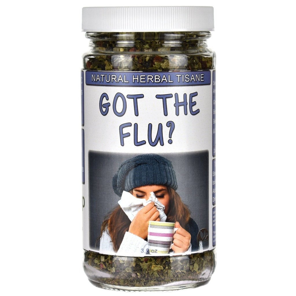 Got The Flu? Herbal Tea Blend Jar