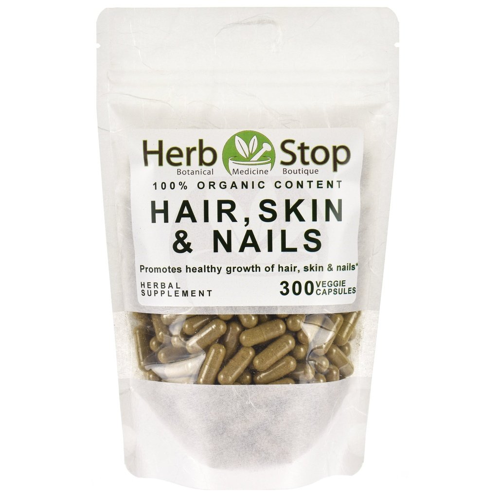 Organic Hair, Skin & Nails Capsules Bulk Bag