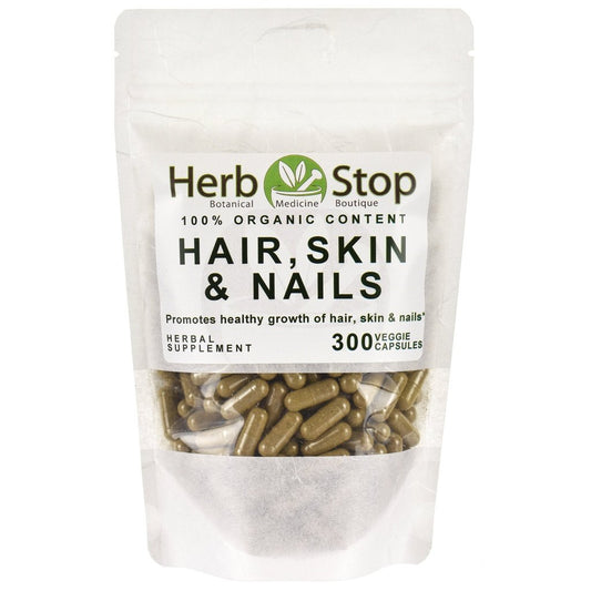 Organic Hair, Skin & Nails Capsules Bulk Bag