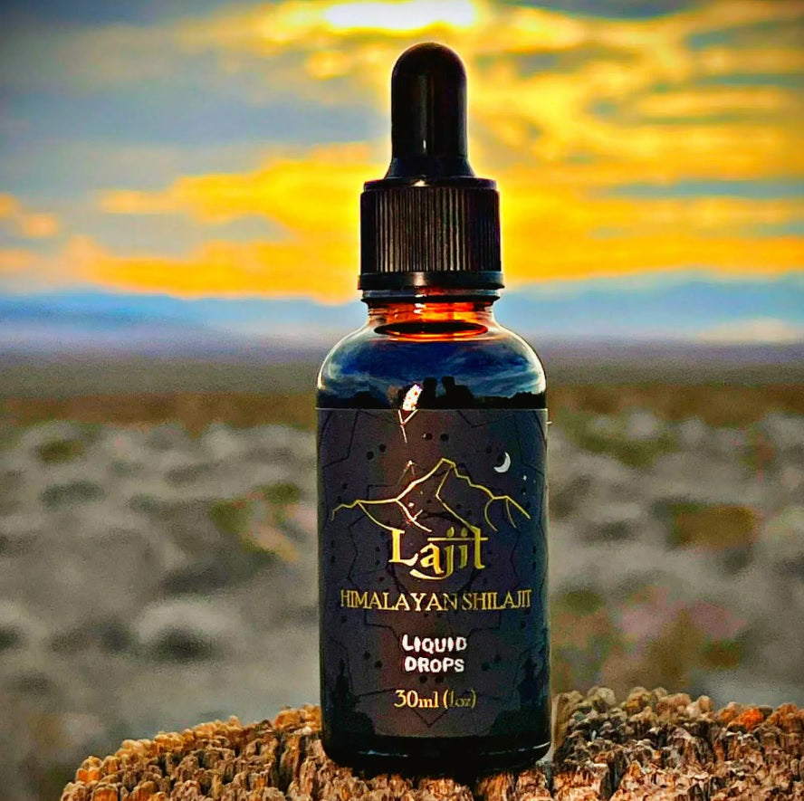 Himalayan Shilajit Liquid Drops by Lajit Gold