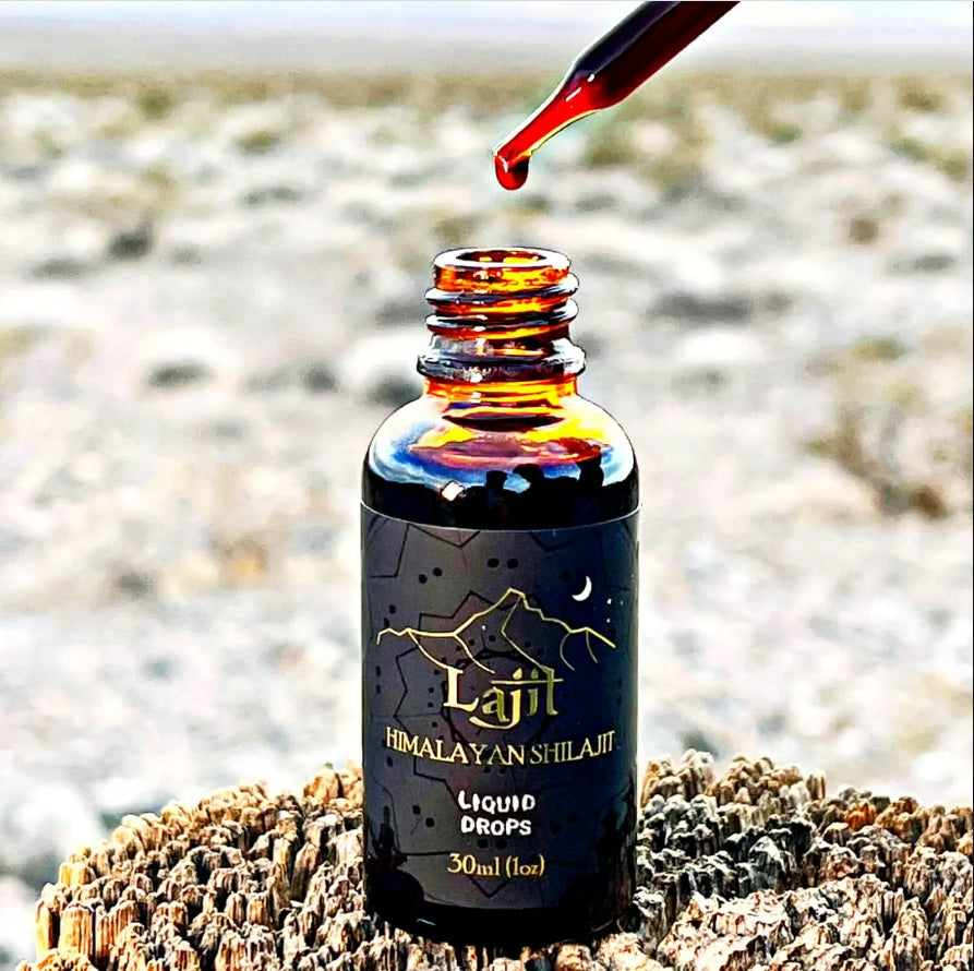 Himalayan Shilajit Liquid Drops by Lajit Gold