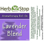 Lavender Blend Aromatherapy Roll-On Oil Label
