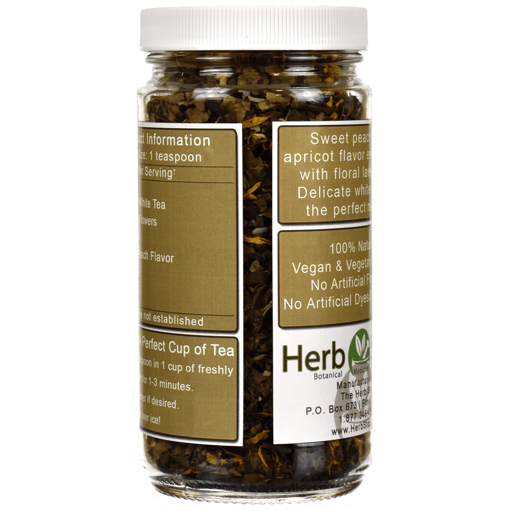 Lavender Peach Loose Leaf White Back