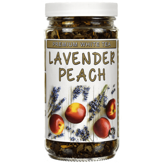 Lavender Peach Loose Leaf White Tea
