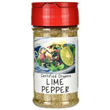 Organic Lime Pepper Seasoning Spice Jar