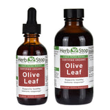 Organic Olive Leaf Liquid Herbal Extract Bottles