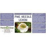 Pine Needle Lemon Herbal Tea Label