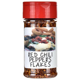 Red Chili Pepper Flakes Spice Jar
